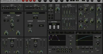 Thumbnail for: "Rob Papen BLUE-III: Crossfusion Synth Combining Subtractive and FM Synthesis — Now 33% Off!"