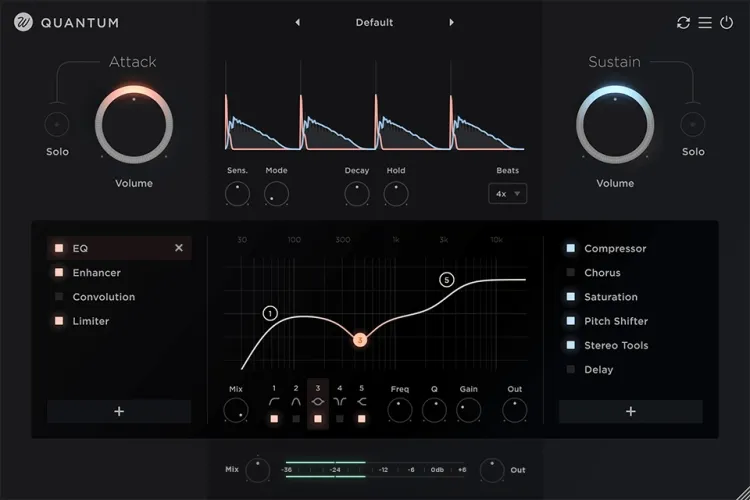 Thumbnail for: "Quantum" by Wavesfactory: 50% Off – Features Auto Transient Detection and 16 Built-In Effects