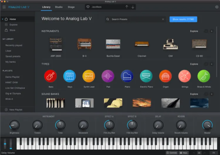Thumbnail for: "Analog Lab Pro by Arturia — Over 2,000 Curated Sounds from V Collection, Now 50% Off!"