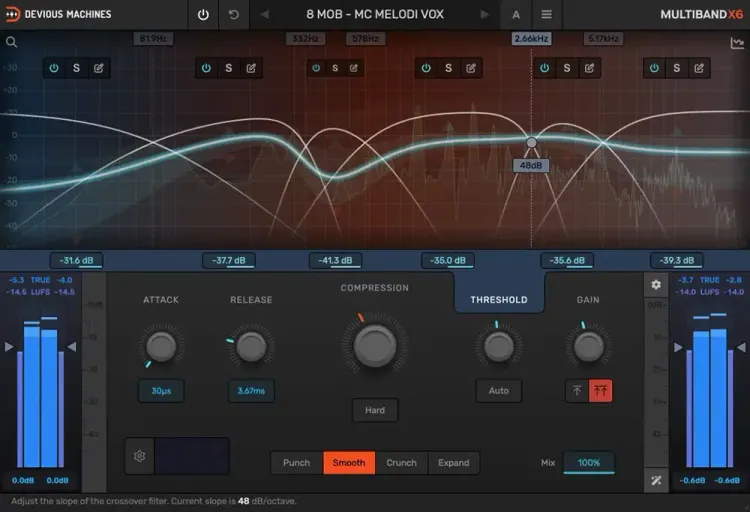 Thumbnail for: Devious Machines “Multiband X6” – Intuitive and Powerful Multiband Compressor Now 32% Off!