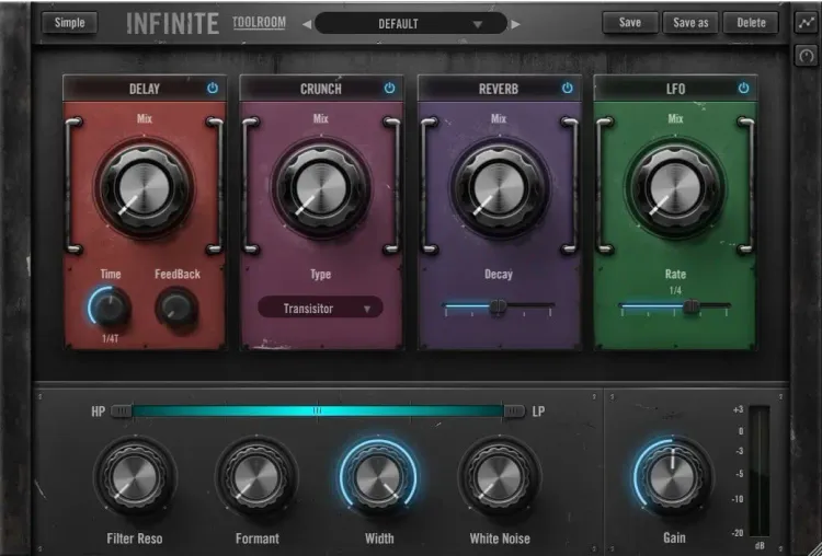 Thumbnail for: "Infinite" by Toolroom Records – Unique Multi-Effect Plugin for Creative Workflow, Now 50% Off/Deals