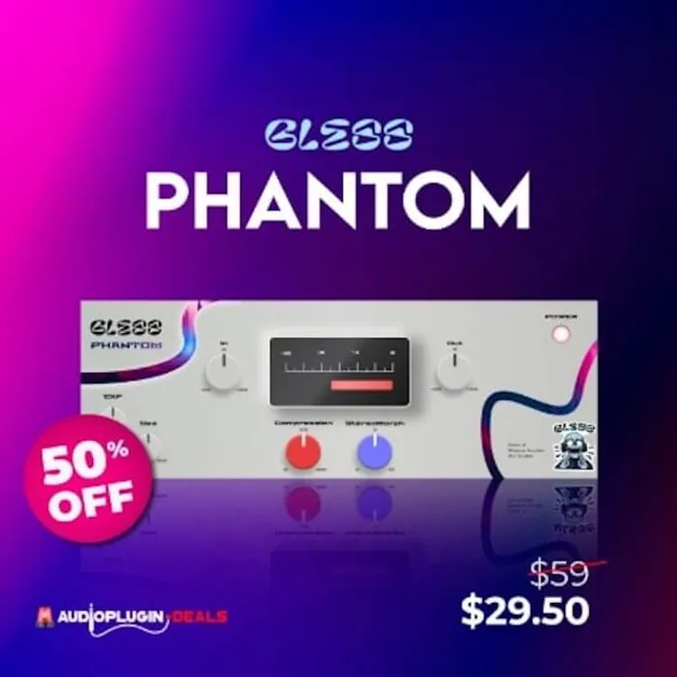 Thumbnail for: “Get Clearer, More Cohesive Mixes with Bless Audio’s Phantom Compressor — Now 50% Off!”