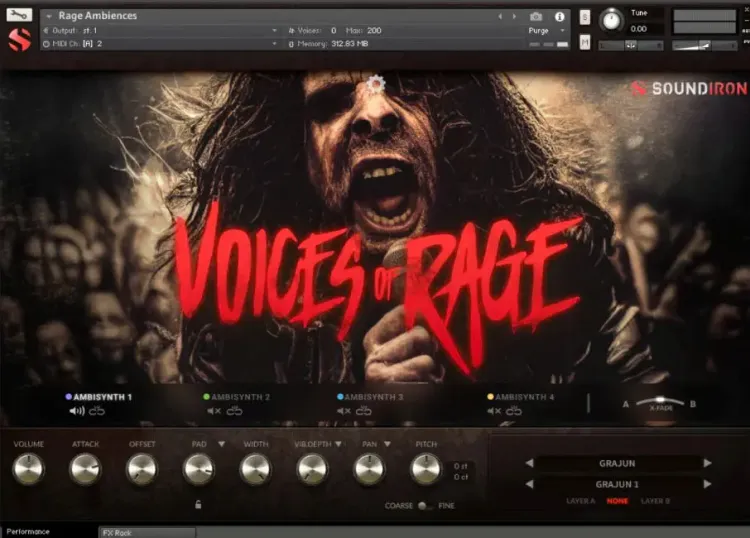 Thumbnail for: Soundiron “Voices of Rage 2.0” — Aggressive Death Metal Vocal Library Updated and 50% Off!/Deals