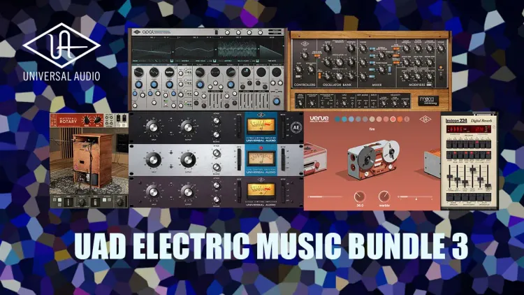 Thumbnail for: UAD Electronic Music Bundle 3: Essential Synths & FX for Electronic Producers — Now 95% OFF