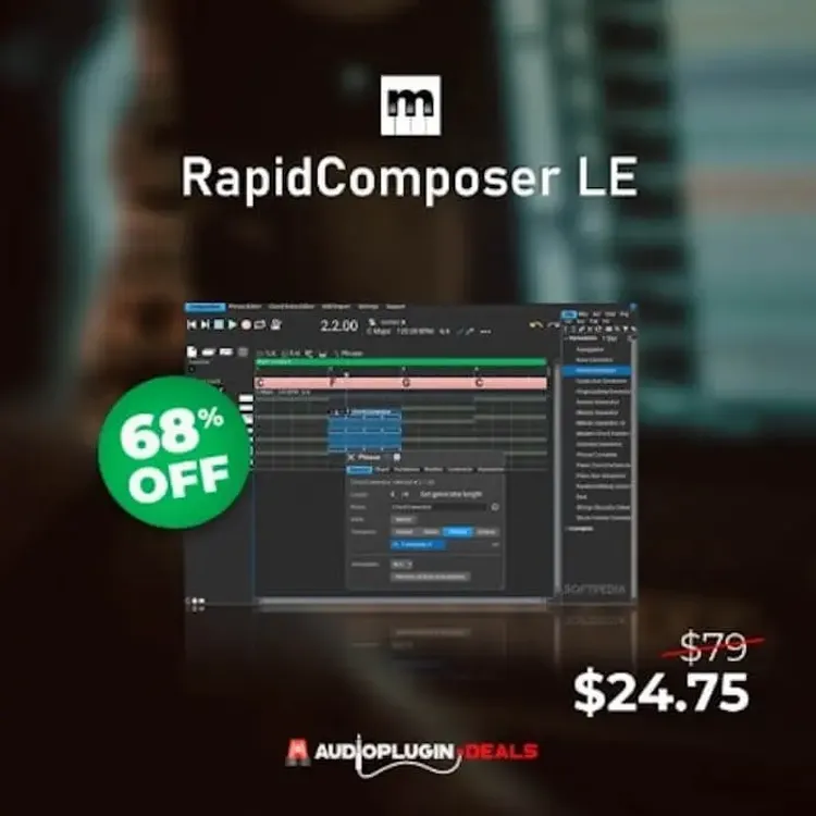 Innovative phrase-based music composition tool RapidComposer Light Edition by Music Developments is now 68% off!/Deals