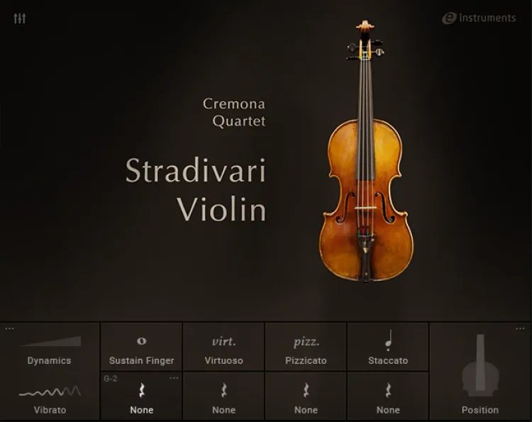 Thumbnail for: Expressive Solo Violin Instrument Sampled from a Rare Stradivarius — Native Instruments “Stradivari Violin” Now 33% OFF!