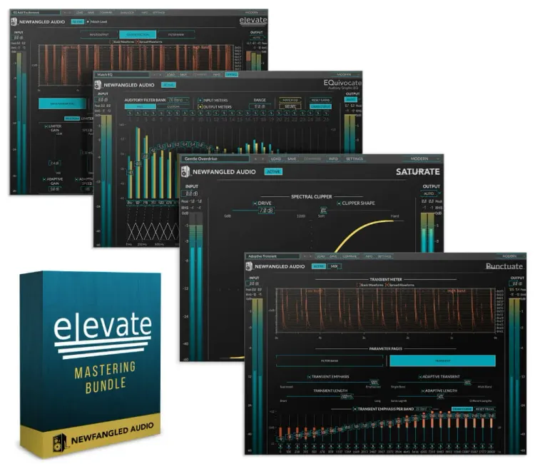 Thumbnail for: AI-Powered Mastering Plugin Bundle – Newfangled Audio's Elevate is 50% Off!
