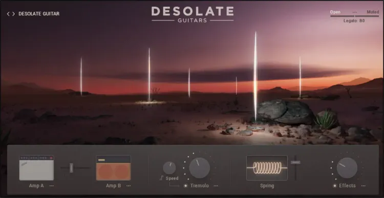 Thumbnail for: Capture the Timeless Essence of Classic Guitar Tones — e-instruments "Desolate Guitars" Now 46% OFF!