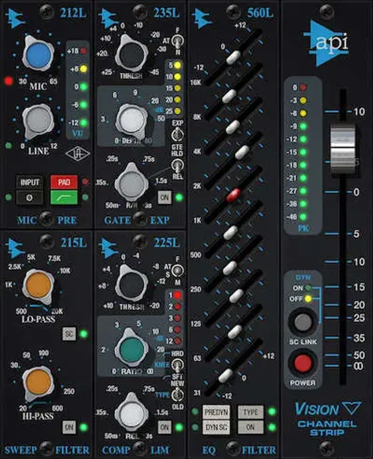 “Universal Audio API Vision Channel Strip – 83% Off, Delivering the Iconic Color of API’s Flagship Analog Console with Expanded EQ”/Deals