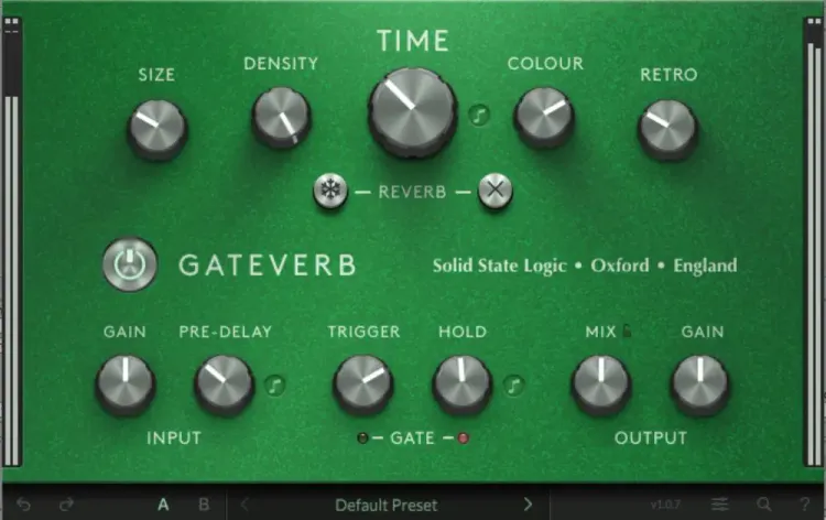 Thumbnail for: Add extra space and depth to your tracks while maintaining an ultra-clean mix—Solid State Logic’s nonlinear gate reverb GateVerb is now 40% off!/Deals
