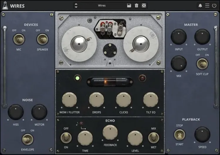 Thumbnail for: Wires by AudioThing — A Faithful Emulation of a Soviet Wire Recorder, Now 50% Off