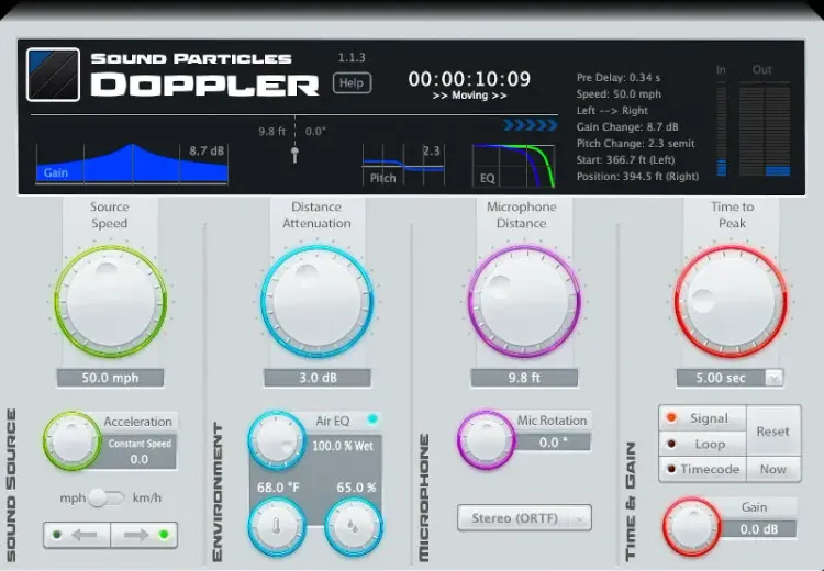 Thumbnail for: "Sound Particles ‘Doppler’ — 50% Off Doppler Effect Simulation Plugin"/Deals