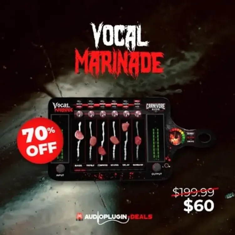 Thumbnail for: Carnivore Audio “Vocal Marinade” – All-in-One Solution for Instant Warmth, Clarity, and Depth at 70% Off/Deals