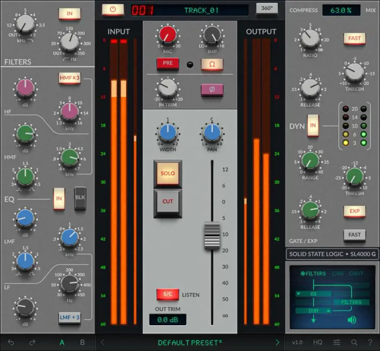 Thumbnail for: Solid State Logic Releases Official SSL 4K G Plugin with Component-Level Modeling /Deals