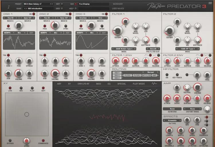 Thumbnail for: "Predator 3 by Rob Papen: A Unique Synthesizer Combining Usability and Deep Sound Design — Now 33% Off!"