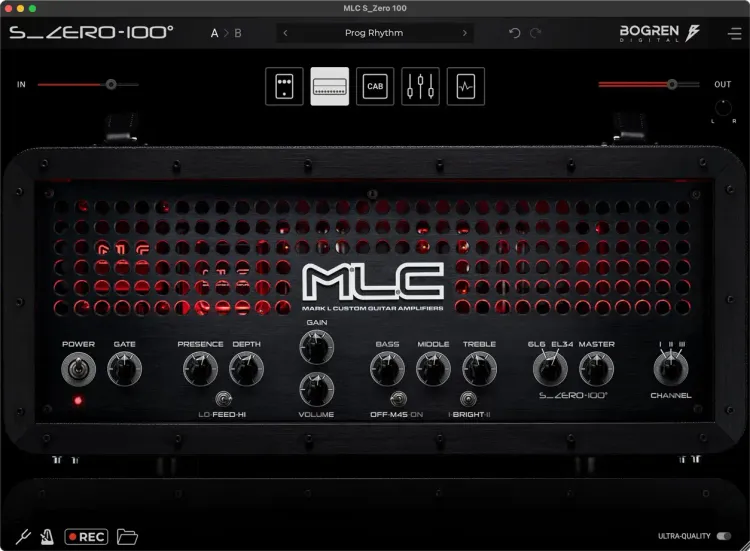 Thumbnail for: "MLC S_ZERO 100" by BOGREN DIGITAL – A Dynamic Amp Simulator That Responds to Your Playing, Now 50% Off!