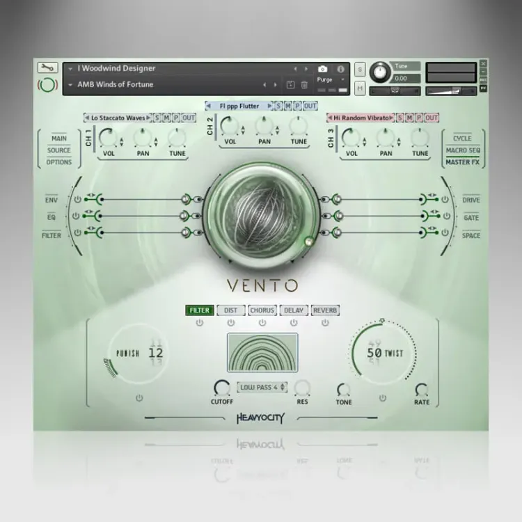 Thumbnail for: Heavyocity's "VENTO Modern Woodwinds" – 56% Off Cinematic Modern Woodwind Instrument!