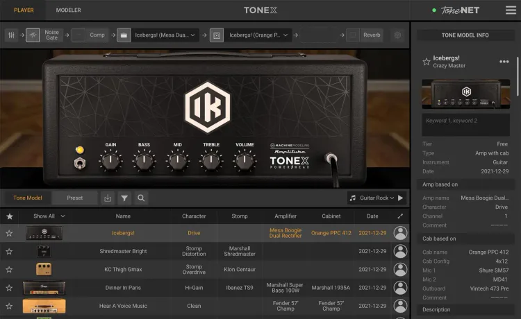 Thumbnail for: TONEX by IK Multimedia: 85% Off AI-Powered Amp & Pedal Modeling Suite with 400 Tone Models Included/Deals