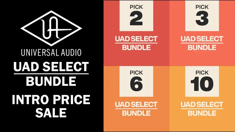 Get up to 81% OFF Universal Audio’s “UAD Select Bundle” series — Choose from 80 Best-Selling Plugins/Deals