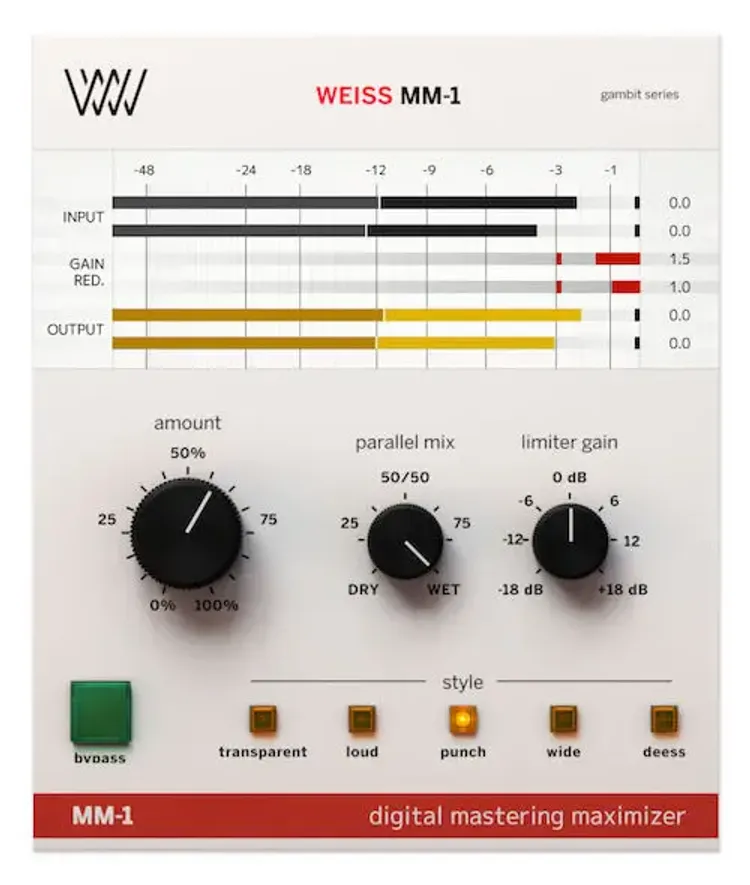 Thumbnail for: Softube Weiss MM-1: Fast, Professional Mix Maximizing — Now 65% OFF!