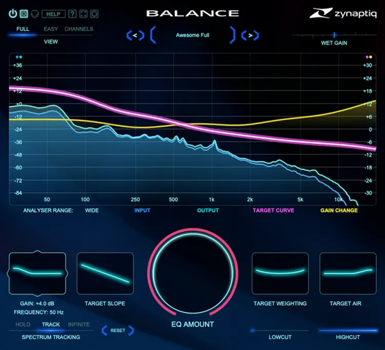 Thumbnail for: BALANCE by Zynaptiq — Adaptive Balancing EQ for Instant Tonal Shaping, Now 33% OFF!