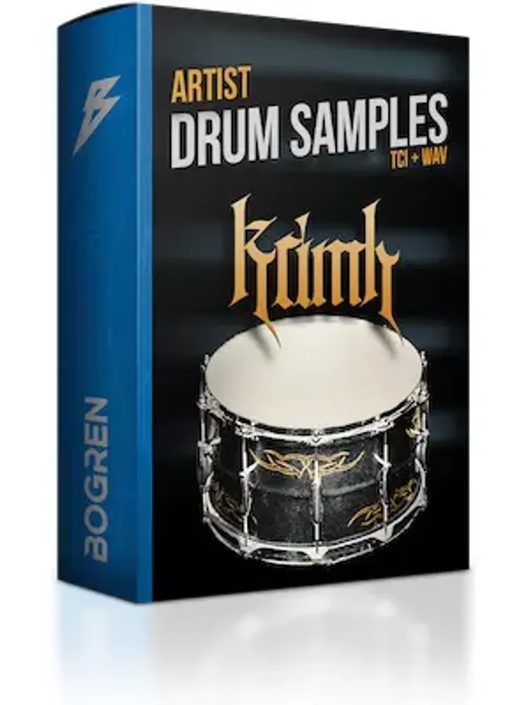 Thumbnail for: “KRIMH DRUMS MIX SAMPLES by Bogren Digital — 50% Off Snare, Kick & Tom Hits from KRIMH DRUMS”