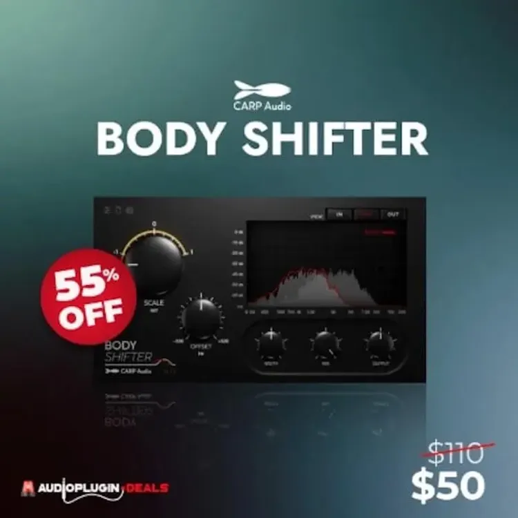 "Rearrange the Energy, Not the Pitch — CARP Audio 'Body Shifter' Spectral Plugin Now 55% OFF!"
