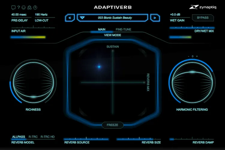 Zynaptiq ADAPTIVERB — AI-Powered Reverb That Breaks Free from Reflections, Now 40% OFF