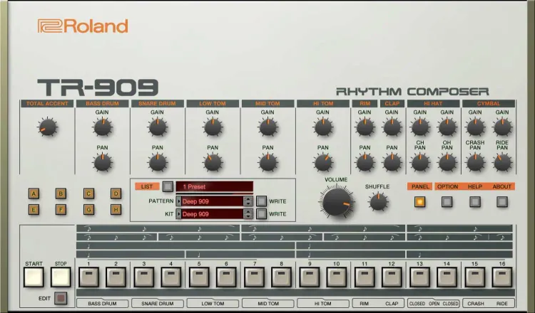Thumbnail for: Roland TR-909 – Faithful Vintage Circuit Emulation of the Original Now 30% Off/Deals