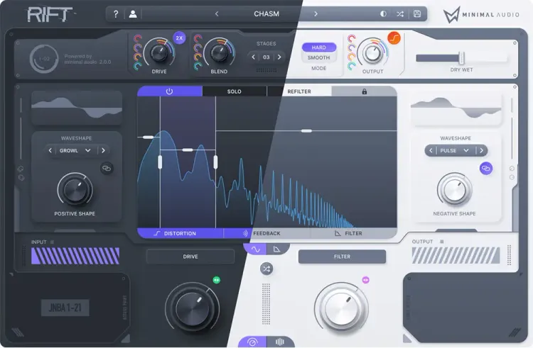 Thumbnail for: Minimal Audio “Rift 2.0” – Cutting-Edge Hybrid Distortion with 30 Types and Up to 6-Stage Processing, Now 58% Off!/Deals