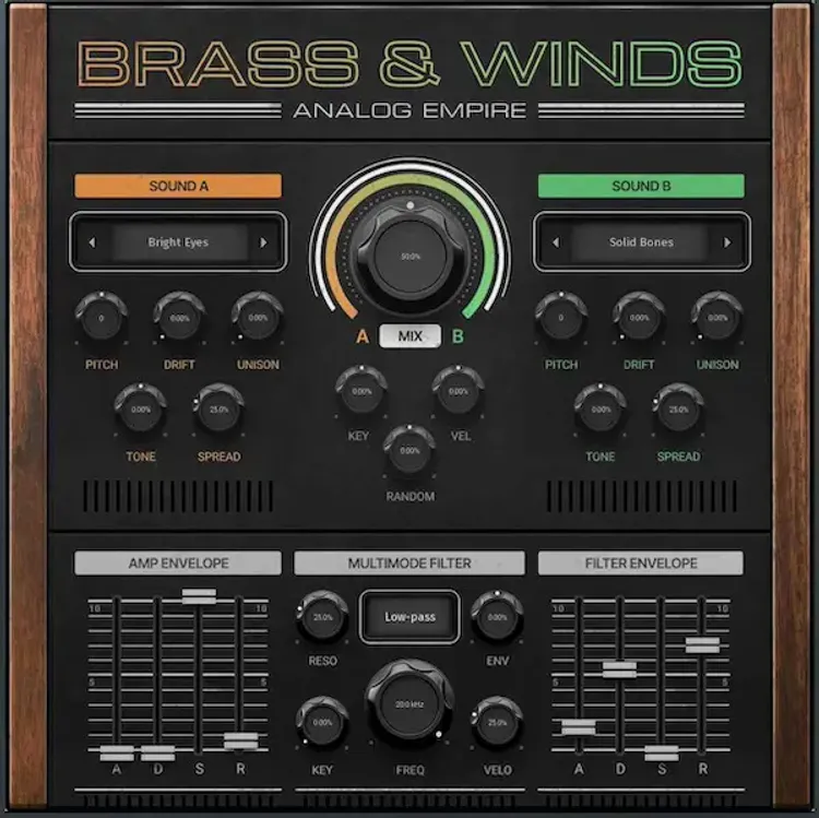 Thumbnail for: MeldaProduction Releases “Analog Empire: Brass and Winds” – Capturing the Power and Nuance of Synth Brass and Wind Instruments/Deals