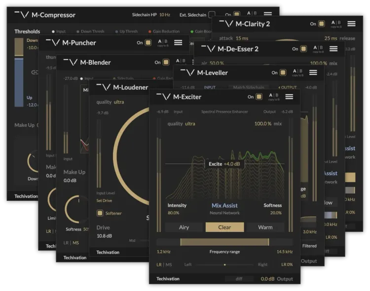"Techivation M-Bundle — 55% Off Collection of All Six M-Series Plugins"/Deals
