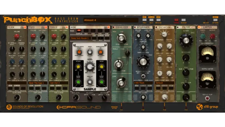 Thumbnail for: "PunchBOX by D16 Group – A Hybrid Kick Synth Combining Samples and Synthesis, Now 40% Off!"